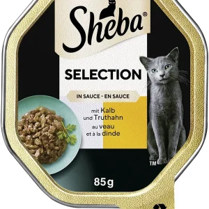 Sheba Selection in Sauce mit Kalb und Truthahn 85g | DAS FUTTERHAUS
