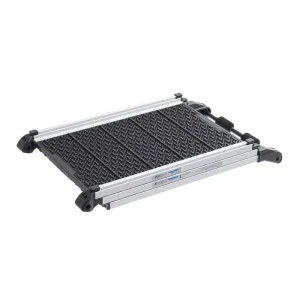Sicherheitsgitter mit Tür Kleinmetall 14000865 Dogwalk3 Alu Teleskop Hunderampe (B-Ware) - HaustierPro