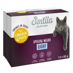 Smilla Frischebeutel Adult Light Häppchen in Sauce mit Gemüse