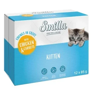 Smilla Frischebeutel Kitten Häppchen in Sauce mit Gemüse
