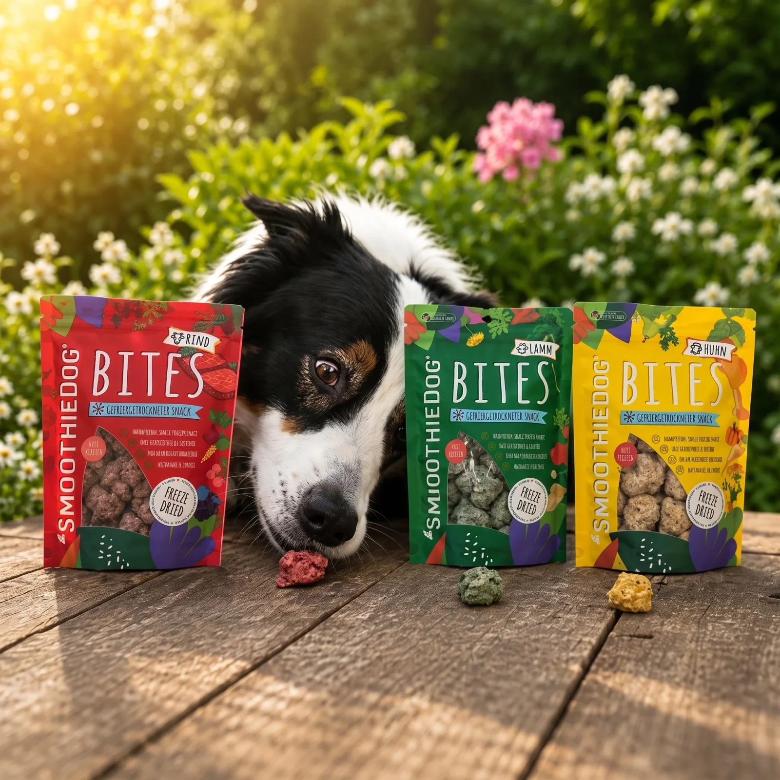 SmoothieDog Bites Klassik Paket, Hundesnacks 3 × 40 g - Image 2