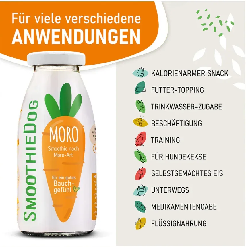 SmoothieDog Hundesmoothie Morosche Karottensuppe – Natürliche Verdauungshilfe - Image 2
