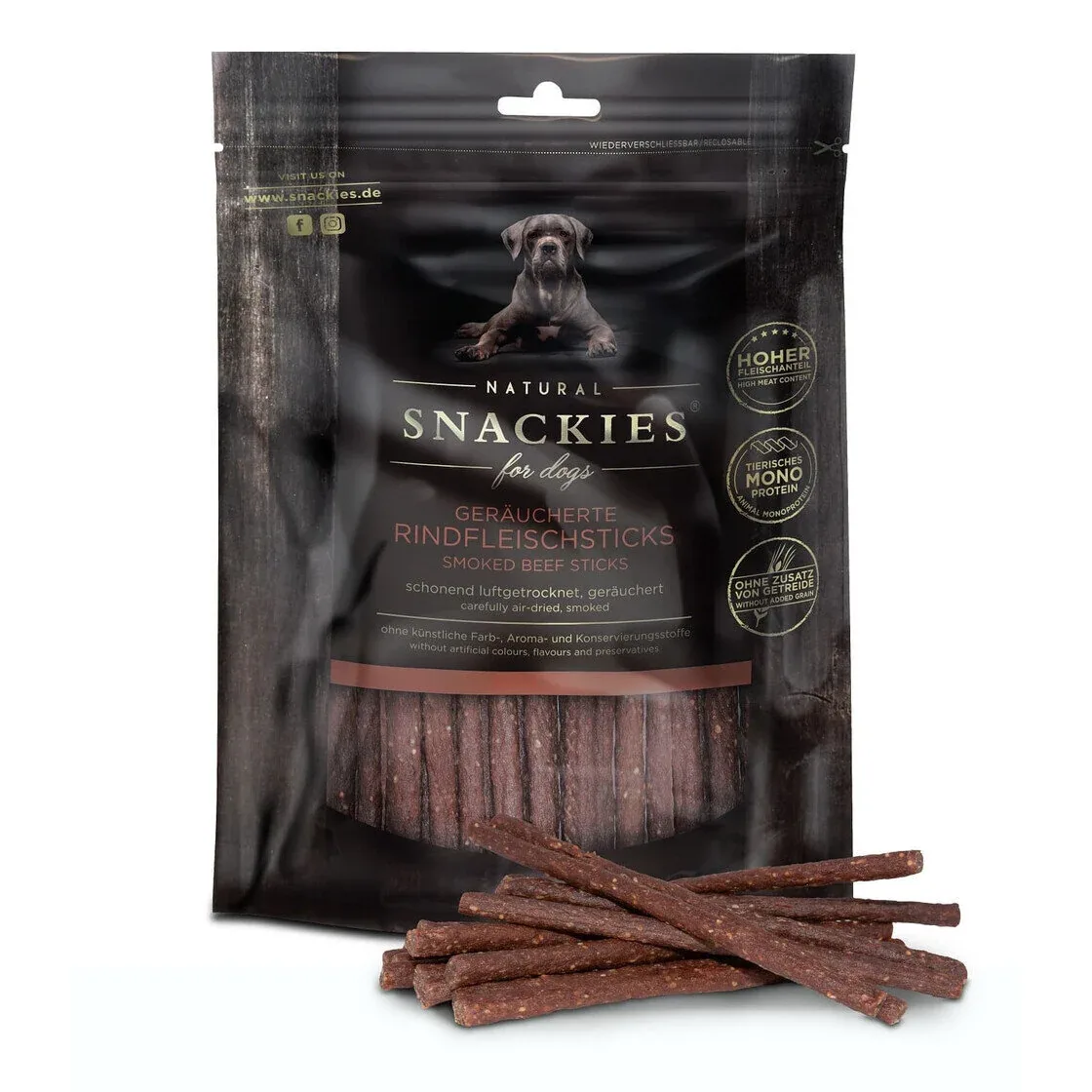 Snackies Herzhafte Rindfleisch Snacks – Getreidefreie Belohnung für deinen Hund - Image 2