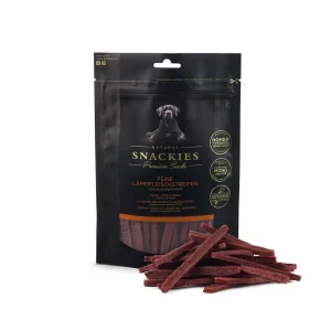 Snackies – Luftgetrocknete Lammfleischstreifen | Getreidefreier Hundesnack