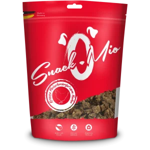SnackOMio - krosse Fleischwürfel vom Huhn