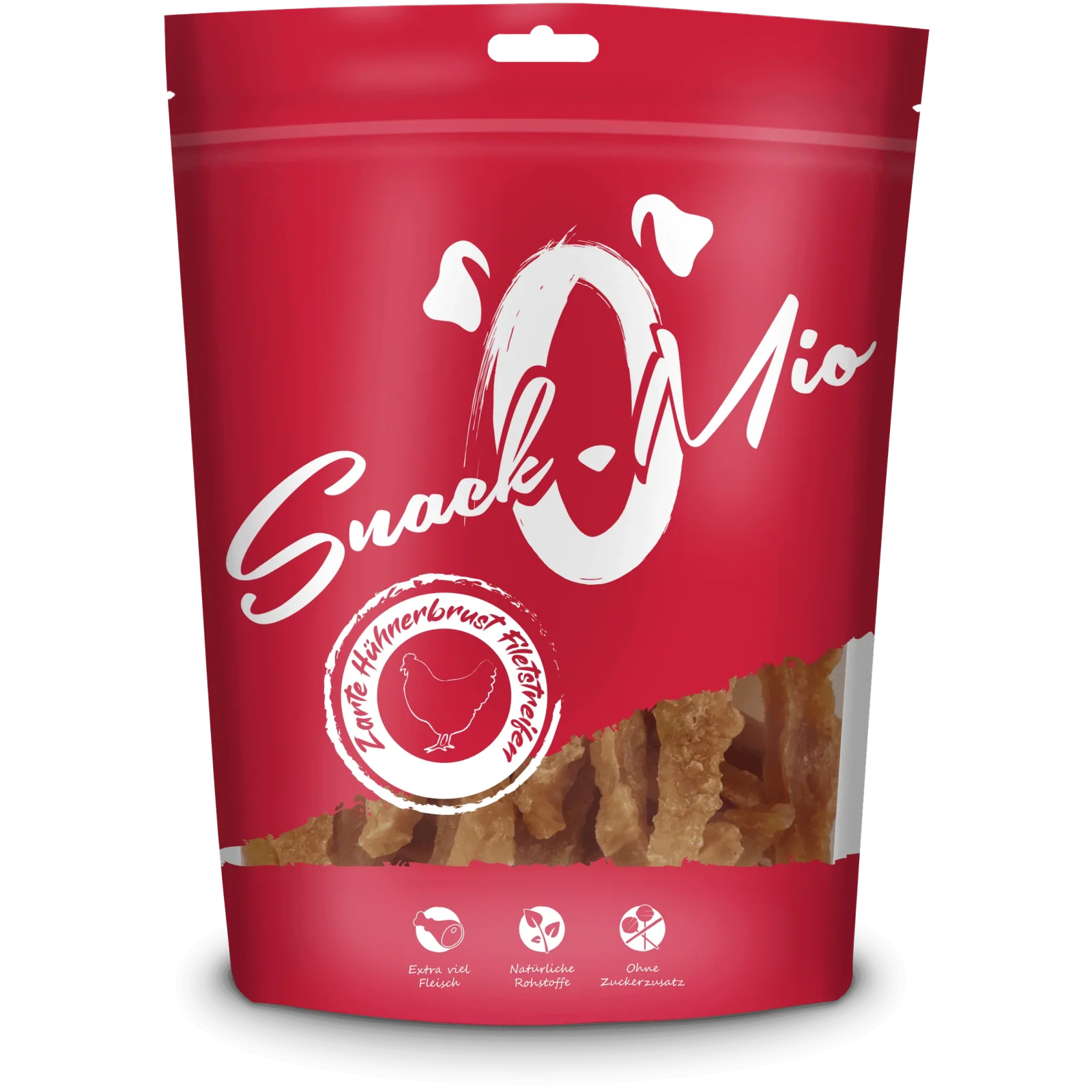 SnackOMio - zarte Hühnerbrust Filetstreifen