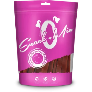 SnackOMio - zarte Kaninchenbrust Filetstreifen