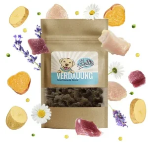 Sollis Solli's Snack Hund Verdauungsfördernder Geflügel Snack 80g für alle Rassen - HaustierPro