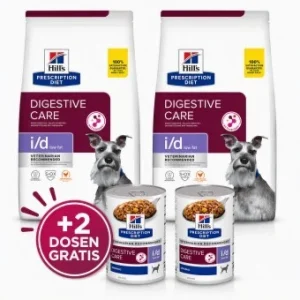 Spar-Set - Hill's Prescription Diet i/d low fat Digestive Care Trockenfutter für Hunde
