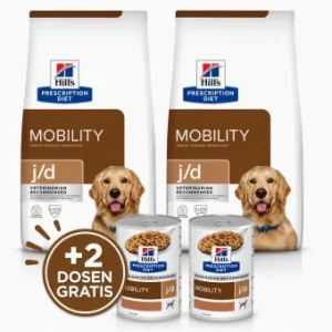 Spar-Set - Hill's Prescription Diet j/d Mobility Trockenfutter für Hunde