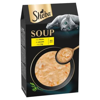 Sparpaket 40 x 40 g Multipack Sheba Classic Soup Frischebeutel mit Huhn