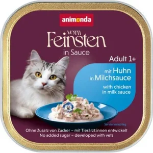 Sparpaket animonda Vom Feinsten Adult Milkies in Sauce 64 x 100 g Huhn in Milchsauce