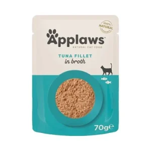 Sparpaket Applaws Cat Natural in Brühe 24 x 70 g Thunfischfilet