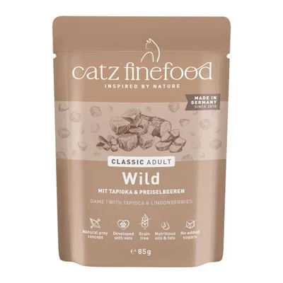 Sparpaket catz finefood 16 x 85 g Wild