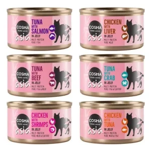 Cosma Asia in Jelly 6 x 85 g Mixpaket (6 Sorten)