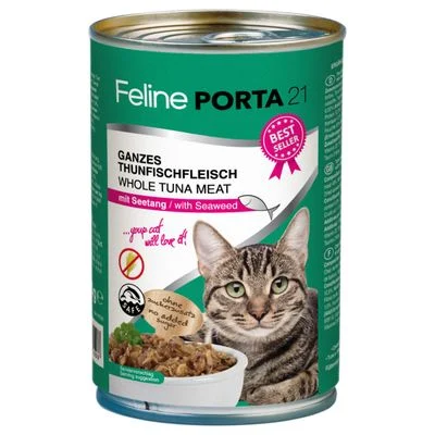 Sparpaket Feline Porta 12 x 400 g Mixpaket Thunfisch (4 Sorten)