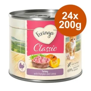 Sparpaket Feringa Classic Meat Menü Kitten 24 x 200 g Mixpaket 1 (4 Sorten)