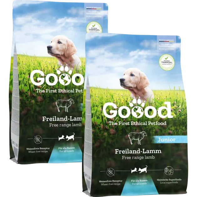 Sparpaket Goood Junior Freilandlamm & Nachhaltige Forelle 2 x 10 kg