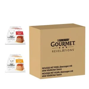 Sparpaket Gourmet Revelations Mousse 48 x 57 g Rind und Huhn