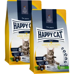 Sparpaket Happy Cat Culinary Land Geflügel 2 x 10 kg
