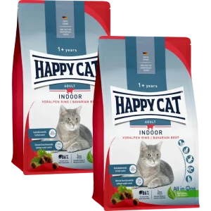 Sparpaket Happy Cat Indoor Voralpen Rind 2 x 4 kg