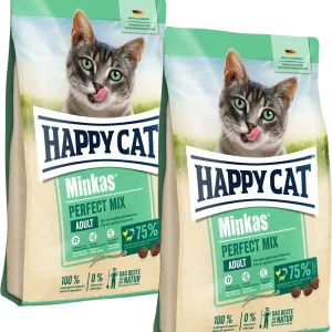 Sparpaket Happy Cat Minkas Perfect Mix Geflügel, Fisch & Lamm 2 x 10 kg