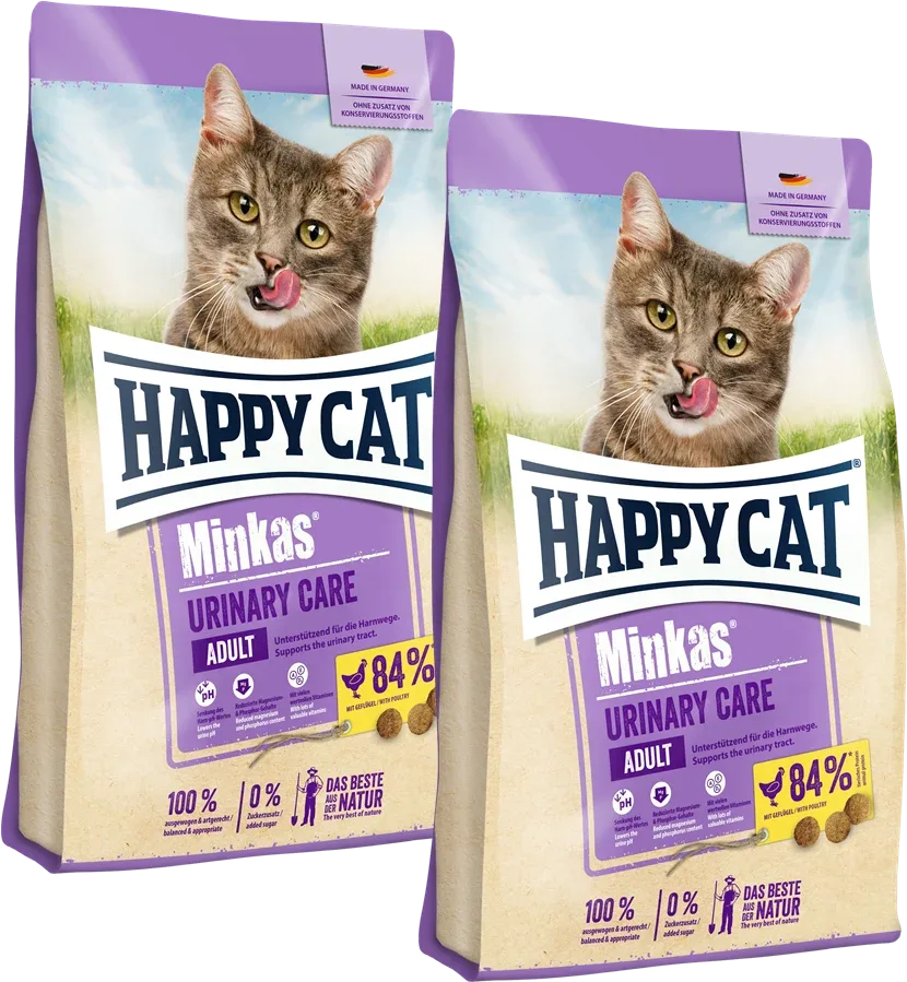 Sparpaket Happy Cat Minkas Urinary Care Geflügel 2 x 10 kg
