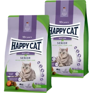 Sparpaket Happy Cat Senior Weide Lamm 2 x 4 kg