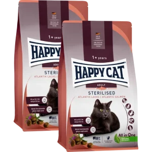 Sparpaket Happy Cat Sterilised Atlantik Lachs 2 x 10 kg