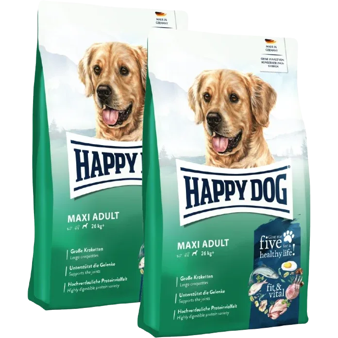 Sparpaket Happy Dog fit & vital Maxi 2 x 14 kg