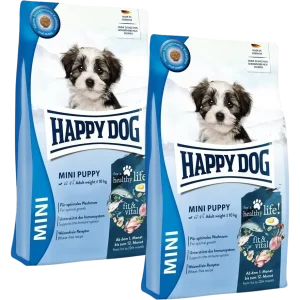 Sparpaket Happy Dog Fit & Vital Mini Puppy 2 x 10 kg
