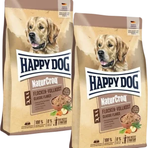 Sparpaket Happy Dog NaturCroq Flocken Vollkost 2 x 10 kg