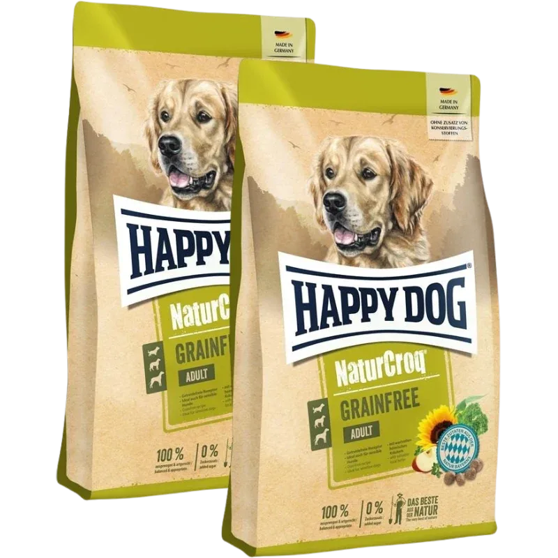 Sparpaket Happy Dog NaturCroq Grainfree 2 x 4 kg