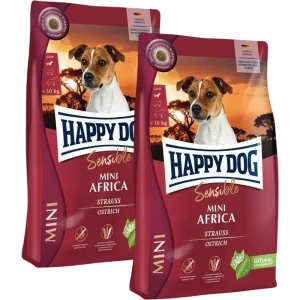 Sparpaket Happy Dog Sensible Mini Africa 2 x 4 kg