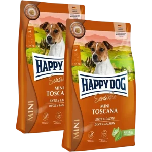 Sparpaket Happy Dog Sensible Mini Toscana 2 x 4 kg