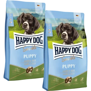 Sparpaket Happy Dog Sensible Puppy Lamm & Reis 2 x 10 kg