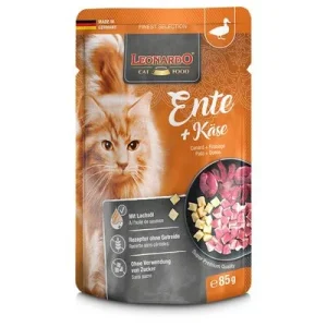 Sparpaket Leonardo Finest Selection Katzenfutter Pouch 32 x 85 g Ente & Käse