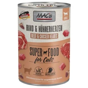 Sparpaket MAC´s Cat 24 x 400 g Mixpaket Geflügel, Fleisch, Fisch (4 Sorten)