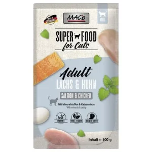 MAC´s Cat Pouch 12 x 100 g Lachs & Hühnchen