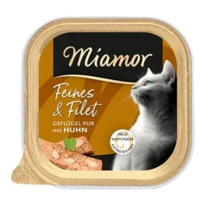 Sparpaket Miamor Feines & Filet 32 x 100 g Geflügel Pur & Huhn