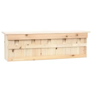 Spatzenhaus 5-fach 68x15x21 cm Tannenholz - HaustierPro
