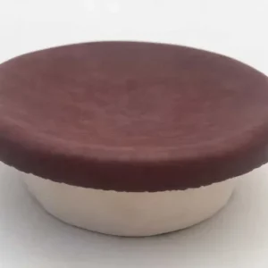 Spezialisiertes Putzdeckel Schlosskachel-Design havanna rund 13 cm - HaustierPro