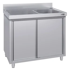 Spülschrank ECO - 1200x700mm - mit 1 Becken rechts kompostierbar - HaustierPro