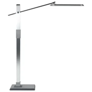 Stehlampe LED silber 144 cm rechteckig AQUARIUS - HaustierPro