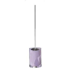 Stielbürste mit Borstenbüschel Gedy Serie Twist - Lila mit Naturborsten - HaustierPro
