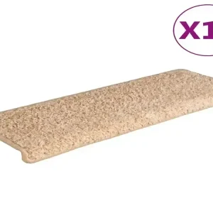 Stufenmatten 15 Stk. 65x21x4 cm Golden - HaustierPro