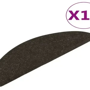 Stufenmatten Selbstklebend 10 Stk. Anthrazit 56x17x3 cm - HaustierPro