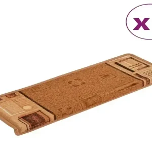 Stufenmatten Selbstklebend 5 Stk. 65x21x4 cm Sandfarben - HaustierPro