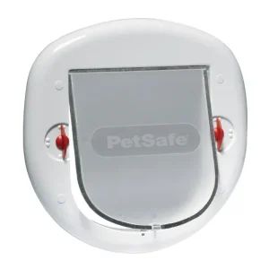 Stufenweiche Katzenklappe »Staywell« Haustiertür · Ø263mm, weiß - HaustierPro