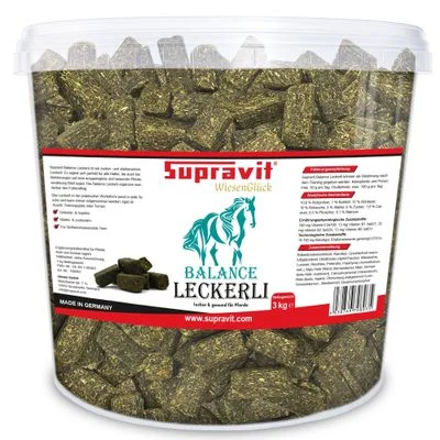 Supravit Balance Pferdeleckerlis - Getreidefreie Pferde Leckerli 3kg